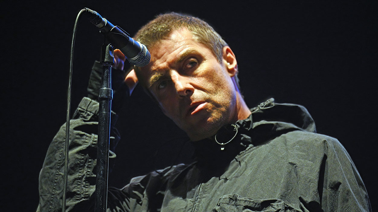 BUDAPEST, HUNGARY - AUGUST 09: Liam Gallagher performs on stage on day three of Sziget Festival 2024 on Óbuda Island on August 9, 2024 in Budapest, Hungary. (Photo by Didier Messens/Redferns)