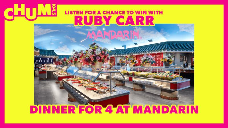 WIN WITH RUBY - DINNER AT MANDARIN