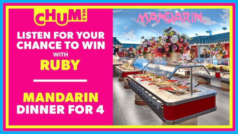 WIN WITH RUBY - DINNER AT MANDARIN